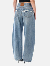 Alexander Wang balloon jeans with back embossed logo -  | Spazio Pritelli
