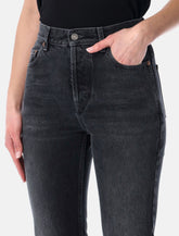 Saint Laurent 90s black denim cropped slim-fit jeans -  | Spazio Pritelli