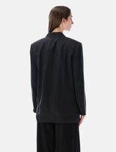 Giacca Doppiopetto in seta habotai Saint Laurent -  | Spazio Pritelli