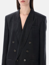 Giacca Doppiopetto in seta habotai Saint Laurent -  | Spazio Pritelli