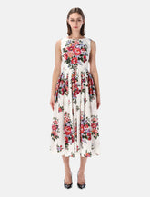 Dolce&Gabbana floral cotton sleeveless dress -  | Spazio Pritelli