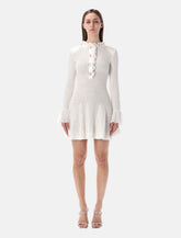 Self-Portrait pointelle mini dress -  | Spazio Pritelli