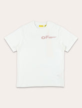 Off-White Kids Type white cotton T-shirt -  | Spazio Pritelli