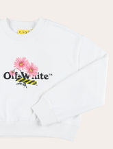 Off-White Kids Daisy logo boxy sweatshirt -  | Spazio Pritelli