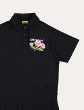 Off-White Kids Daisy Tape polo dress -  | Spazio Pritelli
