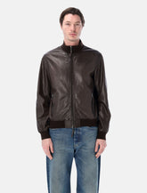 Sword 6.6.44 leather bomber jacket -  | Spazio Pritelli