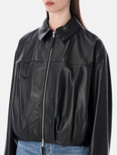 Sword 6.6.44 cropped nappa leather bomber -  | Spazio Pritelli