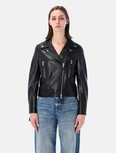 Sword Classic Biker leather jacket -  | Spazio Pritelli