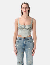 Haikure Elsie Tromp L’Oeil cotton-linen top -  | Spazio Pritelli