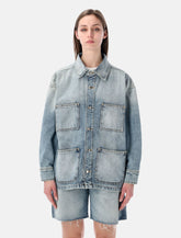 Icon Denim Nika oversized denim jacket -  | Spazio Pritelli