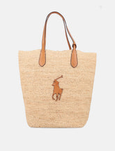 Shopper Grande in Raffia Big Pony Ralph Lauren -  | Spazio Pritelli