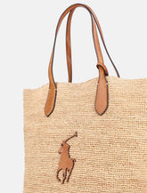 Shopper Grande in Raffia Big Pony Ralph Lauren -  | Spazio Pritelli