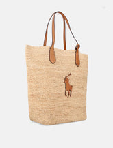 Shopper Grande in Raffia Big Pony Ralph Lauren -  | Spazio Pritelli