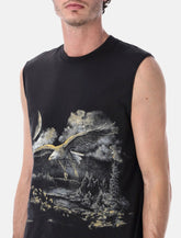 ROA Fai sleeveless organic cotton Tee -  | Spazio Pritelli