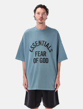 Essentials Fear of God light blue Campus 90s tee -  | Spazio Pritelli