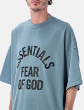 Essentials Fear of God light blue Campus 90s tee -  | Spazio Pritelli