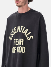 Essentials Fear of God black Campus 90s long sleeve tee -  | Spazio Pritelli