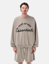 Essentials Fear of God greige Training 90s crewneck sweatshirt -  | Spazio Pritelli