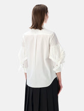 Comme des Garçons Girl ruffled sleeve shirt -  | Spazio Pritelli