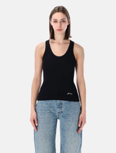 Ganni organic cotton rib tank -  | Spazio Pritelli