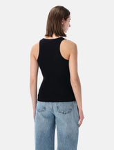 Ganni organic cotton rib tank -  | Spazio Pritelli