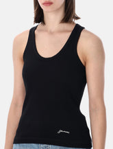 Ganni organic cotton rib tank -  | Spazio Pritelli