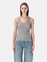 Ganni organic cotton rib tank -  | Spazio Pritelli