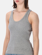 Ganni organic cotton rib tank -  | Spazio Pritelli