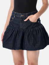 Ganni Rinse Denim mini skirt -  | Spazio Pritelli