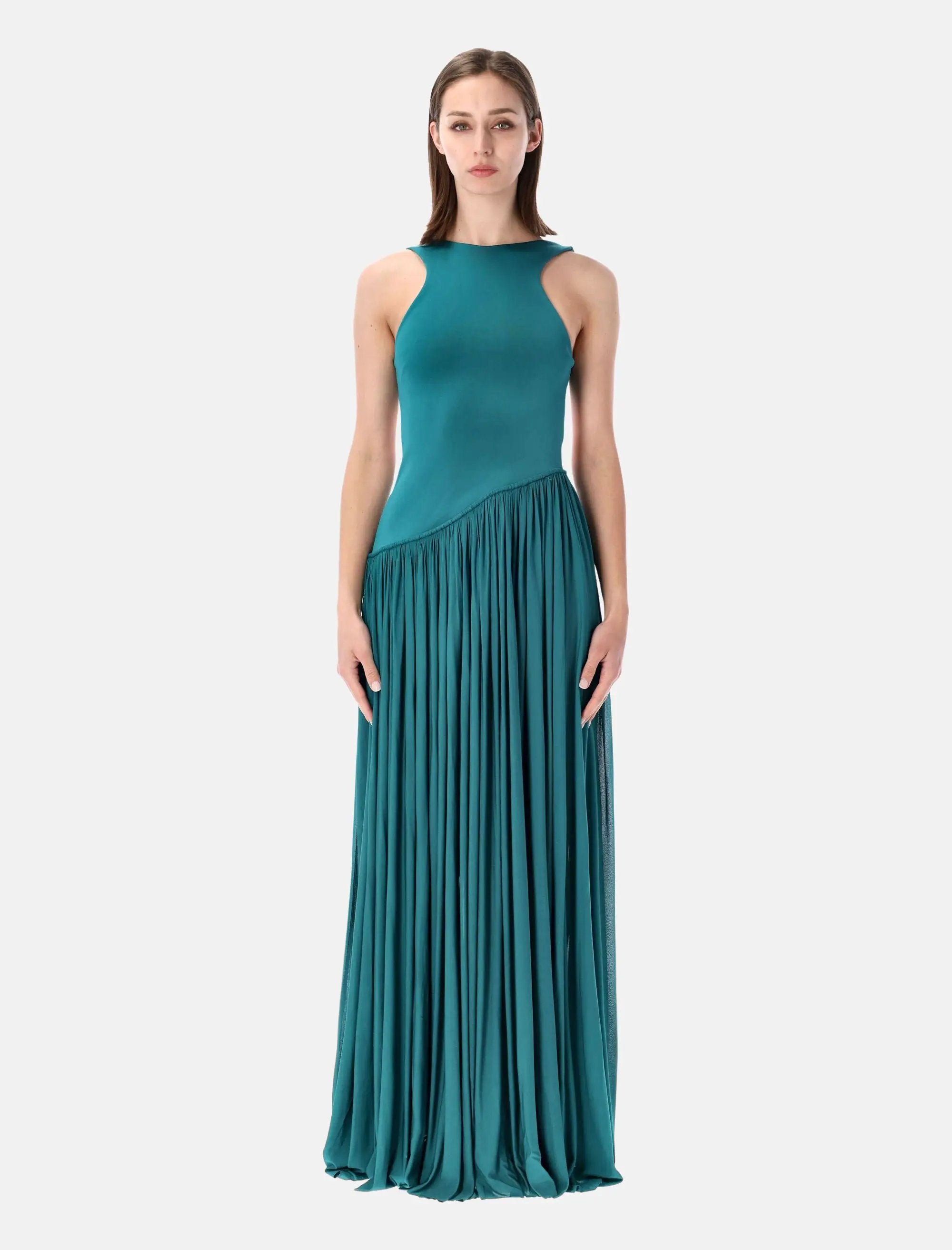 Zimmermann Luna asymmetric jersey dress