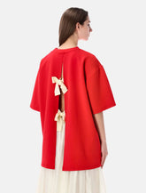 The Garment TG oversized bow back Tee -  | Spazio Pritelli