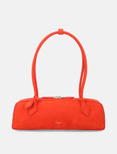 Alaïa Le Teckel medium nubuck shoulder bag -  | Spazio Pritelli