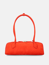 Alaïa Le Teckel medium nubuck shoulder bag -  | Spazio Pritelli