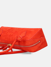 Alaïa Le Teckel medium nubuck shoulder bag -  | Spazio Pritelli