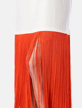 Alaïa fringed T-shirt dress -  | Spazio Pritelli