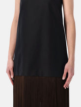 Alaïa fringed poplin slip dress -  | Spazio Pritelli