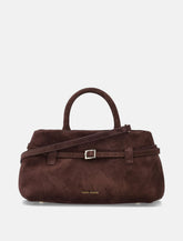 Manu Atelier Le Cambon 25 brown suede bag -  | Spazio Pritelli