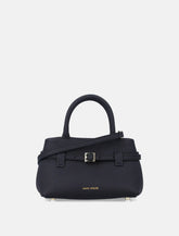 Manu Atelier Le Cambon 20 black leather bag -  | Spazio Pritelli