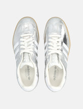 Metallic Silver Samba Sneakers -  | Spazio Pritelli