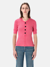 Chloé ribbed cotton Henley t-shirt -  | Spazio Pritelli