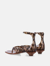 Chloé jungle print Jelly sandals -  | Spazio Pritelli