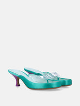 Chloé Junie satin kitten heel sandals -  | Spazio Pritelli