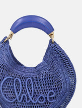 Chloé Summer Banana raffia hobo bag -  | Spazio Pritelli