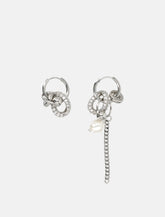 Justine Clenquet Jade Chain Earrings -  | Spazio Pritelli