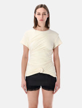 Magda Butrym draped knot t-shirt -  | Spazio Pritelli