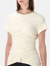 Magda Butrym draped knot t-shirt -  | Spazio Pritelli