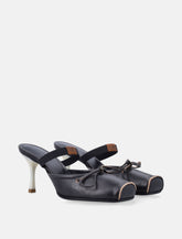 MM6 Maison Margiela square-toe leather mules -  | Spazio Pritelli
