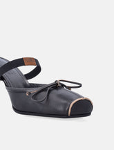 MM6 Maison Margiela square-toe leather mules -  | Spazio Pritelli