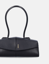 Jil Sander Linea Shoulder black leather bag -  | Spazio Pritelli