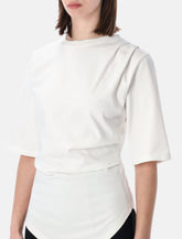 Róhe twisted organic cotton t-shirt -  | Spazio Pritelli